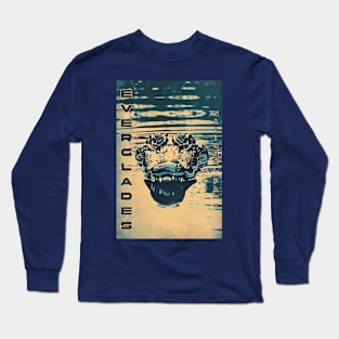 Everglades National Park Vintage Travel  Poster Long Sleeve T-Shirt